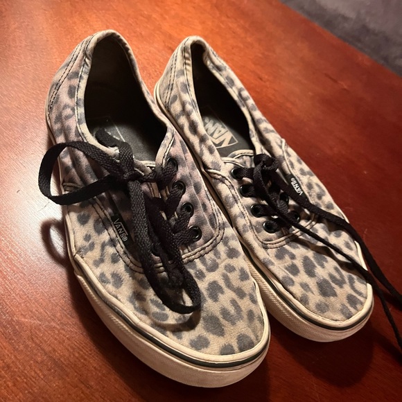 Vans Shoes - Cheetah vans lace up
